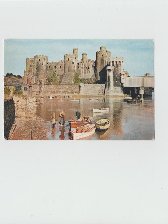 Print And Published By J. Arthur Dixon Ltd. Other - Conway Castle, Conway, Wales Postcard